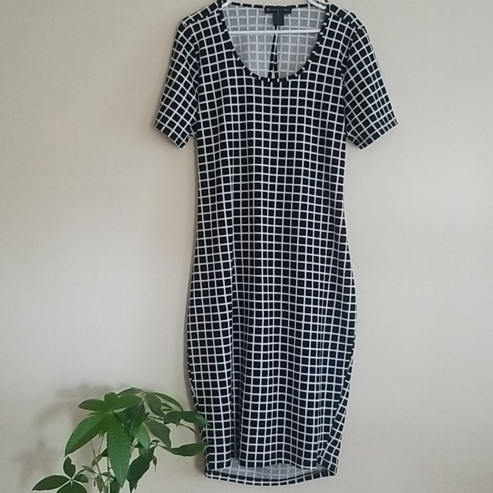 Semi Backless Midi Dress